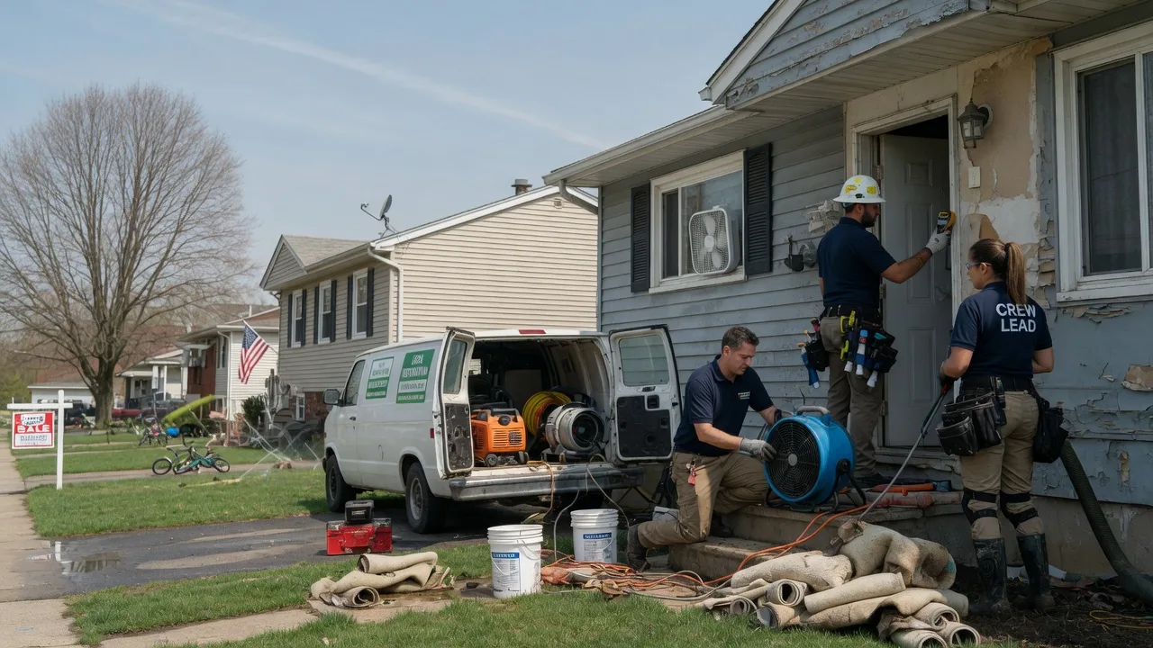 Flood Cleanup in Davisburg, MI near me