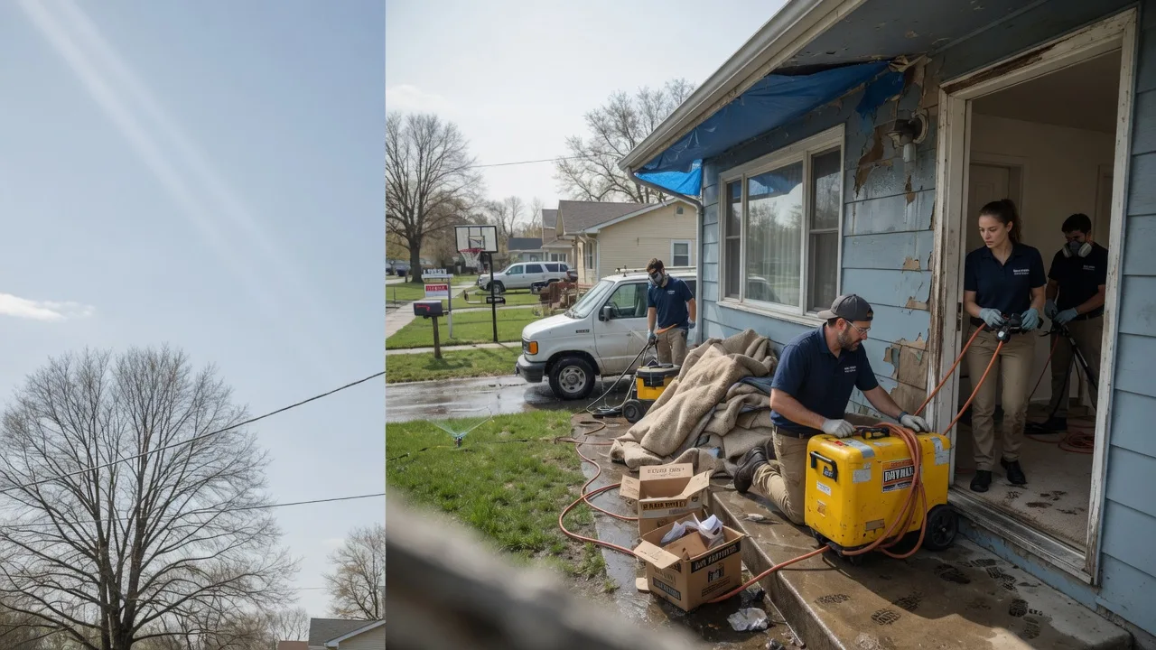 Basement Flood Cleanup in Davisburg, MI near me